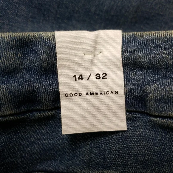 Good American Classic Blue Denim Jeans 14/32 - Picture 4 of 8